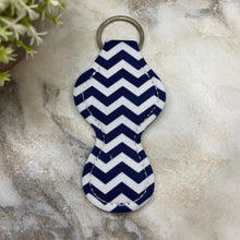 Load image into Gallery viewer, Lip Balm Chapstick Holder - #39 - Navy Chevron
