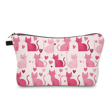 Load image into Gallery viewer, Pouch - Cat, Hearts

