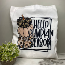 Load image into Gallery viewer, Tote Bag - Halloween - Hello Pumpkin
