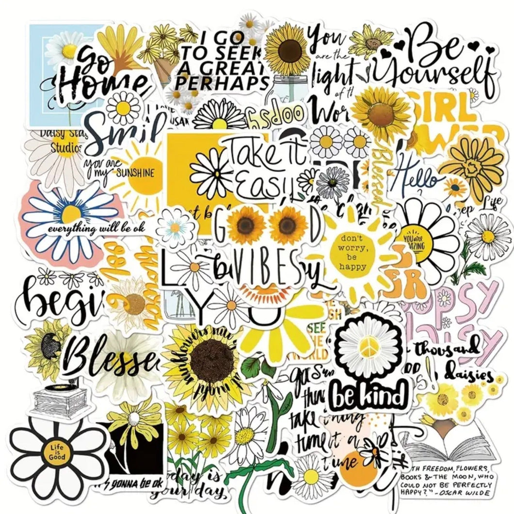 Stickers - Daisy/Sunflower Vibes
