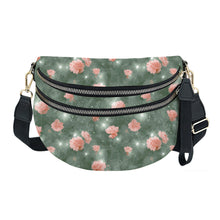 Load image into Gallery viewer, Bundled Set - Roni &amp; Pouch - Sage Green Star Roses
