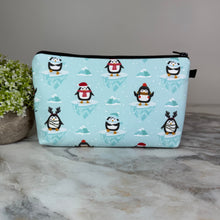 Load image into Gallery viewer, Pouch - Winter Penguin
