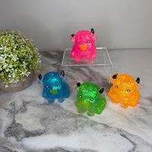 Load image into Gallery viewer, Squishy Toy - Glitter Highland Cow
