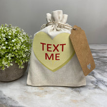 Load image into Gallery viewer, Mini Drawstring - Conversation Hearts Valentine’s Day
