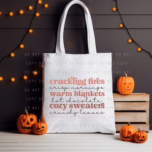 Tote Bag - Halloween - Crackling Fires