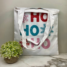 Load image into Gallery viewer, Tote Bag - Christmas - #29 - Ho Ho Ho Snowflake
