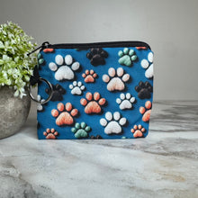 Load image into Gallery viewer, Mini Pouch - Dog Paw Needlepoint
