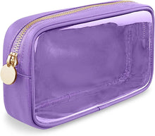 Load image into Gallery viewer, Clear Window Nylon Varsity Pouch - Rectangle
