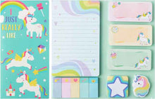 Load image into Gallery viewer, Sticky Note Booklet Set - Unicorns
