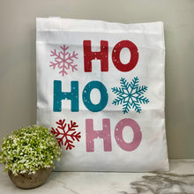 Load image into Gallery viewer, Tote Bag - Christmas - #29 - Ho Ho Ho Snowflake
