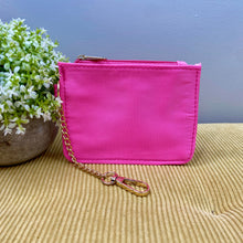 Load image into Gallery viewer, Card Holder Wallet + Keychain - Nylon - Hot Pink
