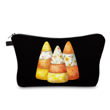 Load image into Gallery viewer, Pouch - Halloween Fall - Quilted Candy Corn
