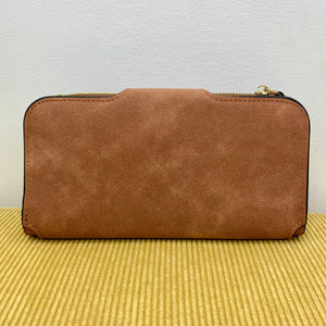 Long Wallet - Soft Faux Leather Snap