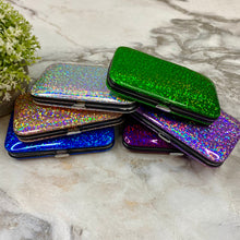 Load image into Gallery viewer, Manicure Nail Case &amp; Set - Glitter
