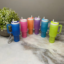 Load image into Gallery viewer, Keychain - Lip Balm Tumbler #3 Frosted Glow-In-The-Dark
