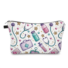Load image into Gallery viewer, Pouch - Nurse Doctor, Gold Stars
