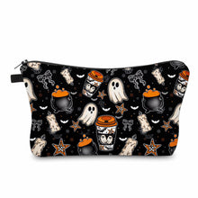 Load image into Gallery viewer, Pouch - Halloween Fall - Orange Ghost Coffee

