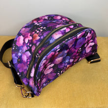 Load image into Gallery viewer, The Roni Nylon Crossbody - Purple Floral
