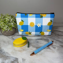 Load image into Gallery viewer, Bundled Set - Lemon Blue Gingham
