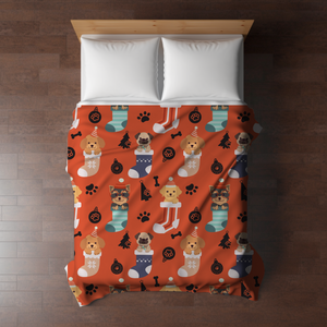 Blanket - Christmas - Dog Stocking - PREORDER