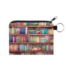 Load image into Gallery viewer, Mini Pouch - Book Shelves
