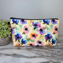 Load image into Gallery viewer, Pouch - Floral Watercolor Poppy
