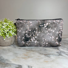 Load image into Gallery viewer, Pouch - Floral Grey Cherry Blossom
