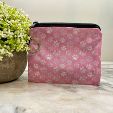 Load image into Gallery viewer, Mini Pouch - Pink Paw Print Dog
