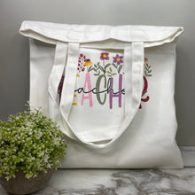 Load image into Gallery viewer, Tote Bag - Teacher Floral
