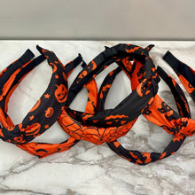 Load image into Gallery viewer, Headband - Halloween - Orange &amp; Black
