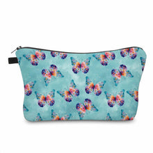 Load image into Gallery viewer, Pouch - Butterfly Teal Floral

