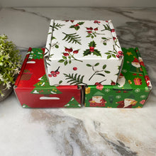 Load image into Gallery viewer, Christmas Gift Box with Crinkle Paper - Extra Small
