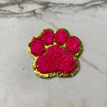 Load image into Gallery viewer, Chenille Patches - Paw Print
