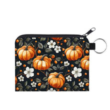 Load image into Gallery viewer, Mini Pouch - Pumpkin Black &amp; White
