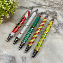 Load image into Gallery viewer, Pen - Clear Christmas Design Set #3
