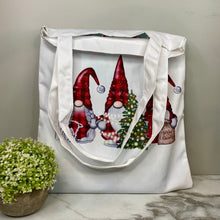 Load image into Gallery viewer, Tote Bag - Christmas - #43 - Gnome Tree Trio
