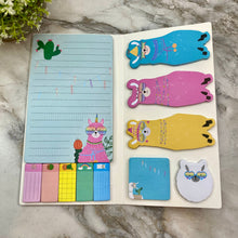 Load image into Gallery viewer, Sticky Note Booklet Set - Llamas
