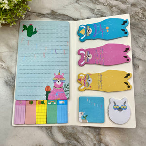 Sticky Note Booklet Set - Llamas