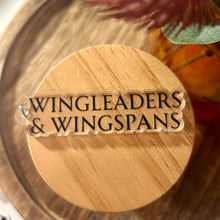 Load image into Gallery viewer, Wingleaders and Wingspans Keychain
