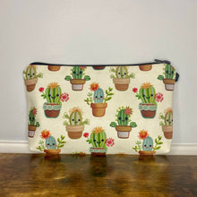 Load image into Gallery viewer, Pouch - Cactus Embroidery
