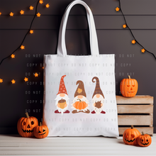 Load image into Gallery viewer, Tote Bag - Halloween - Gnome Trio
