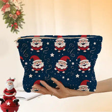 Load image into Gallery viewer, Corduroy Zip Pouch - Christmas - PREORDER 10/28-10/31
