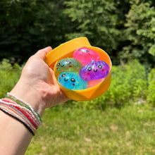 Load image into Gallery viewer, Squishy Toy - Mini Dumpling, Slow Rise Glitter - 4 PACK!
