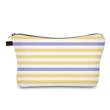 Load image into Gallery viewer, Pouch - Yellow Purple Stripes
