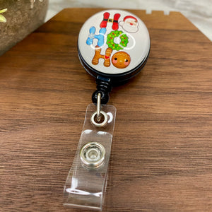 Badge Holder - Christmas - Ho Ho Ho