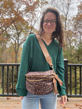 Load image into Gallery viewer, The Roni Nylon Crossbody - Animal Print Chocolate
