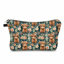 Load image into Gallery viewer, Pouch - Highland Cow Cactus
