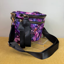 Load image into Gallery viewer, The Roni Nylon Crossbody - Purple Floral
