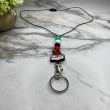 Load image into Gallery viewer, Break-Away Necklace Lanyard with Keychain Clasp - Silicone Bead - Teacher
