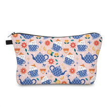 Load image into Gallery viewer, Pouch - Cat, Tea Cups
